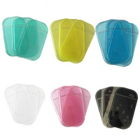 Innovative schwarze haltbare wasch bare No Trace Nano Gel Casual Paste Aufkleber Mount Pad für zu Hause Küche Wand Auto Telefon Stand halter