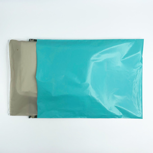 Custom Teal Green Poly Mailers Black Logo <b>Waterproof</b> Self Adhesive Plastic Shipping Courier Bags For Clothing Packaging - Product Image 5