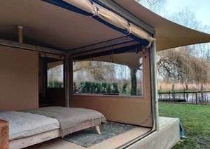 <span class=keywords><strong>Chalet</strong></span> préfabriqué, tente de désert extérieure avec salle de bain pour l'hébergement de glamping africain et de safari - Product Image 4
