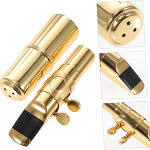 Embouchure de saxophone ténor alto en laiton, tube droit Bb Eb, tonalité haute - Product Image 4