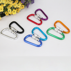 Porte-clés à clip noir, petit crochet à ressort, sécurité rotative, mini verrouillage, logo en aluminium personnalisé, <span class=keywords><strong>mousqueton</strong></span> métallique, vente en gros, pièces - Product Image 4