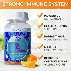 Gommes personnalisées OEM à la vitamine C bonbons gommes blanchissants et éclaircissants au collagène et à la biotine - Product Image 3