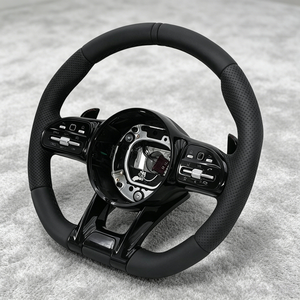 Volant en cuir pour Mercedes Benz 2021 2022 <span class=keywords><strong>2023</strong></span> W 222 W205 W166 W177 Classe A GT W213 W246 X253 W212 Amg - Product Image 6