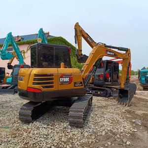 รถขุดไฮดรอลิก SANY SY60C มือสอง พร้อมเครื่องยนต์และปั๊มเป็นส่วนประกอบหลัก น้ำหนักใช้งาน 6 ตัน - Product Image 3