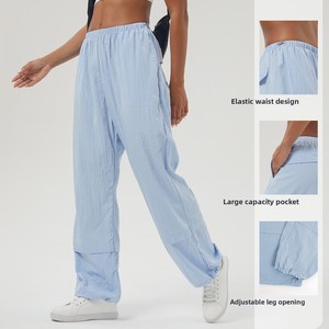 Pantalones Deportivos de Cintura Alta JAC22 YW8875 para <span class=keywords><strong>Mujer</strong></span>, Pantalones <span class=keywords><strong>Cargo</strong></span> Casuales para Otoño e Invierno, para Deportes al Aire Libre y Entrenamiento - Product Image 3