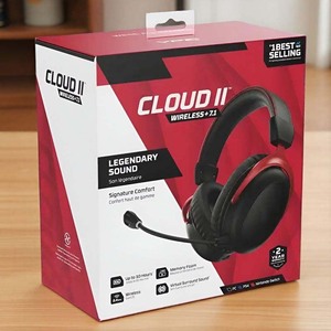 Audífonos para Juegos Hyper Cloud II Hurricane 2 de Segunda Generación con Cancelación Activa de Ruido (ANC) para 5.0 IPX7 Over-Ear - Product Image 1