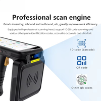 PDA Android IP65 avec NFC, RFID, UHF, lecteur de codes-barres 1D/2D, emplacement pour carte SIM, gestion d'entrepôt, longue portée 20 mètres