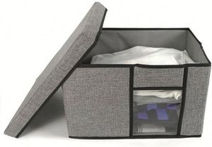 Raytop Fabric Storage Bins Clothes Kids Toy <b>Foldable</b> Underbed Storage Bag Storage Organizer <b>Box</b> With Lid - Product Image 2