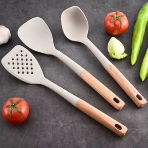 Ensemble de spatules en gros, ustensiles de cuisine résistants à la chaleur, ensemble d'ustensiles de cuisine en silicone pour ustensiles de cuisson antiadhésifs - Product Image 4