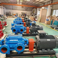 Pompe horizontale multi-étages de 300 kW résistante aux hautes températures pour systèmes de circulation d'eau destinés à l'alimentation des chaudières
