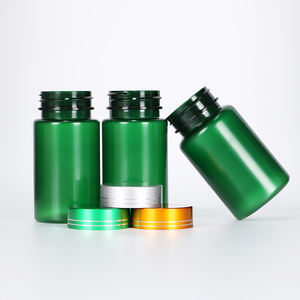 100ml 120ml 150ml 170ml 200ml 250ml Transparent Green PET <b>Pill</b> <b>Bottle</b> Vitamin Medicine Container Child Proof Cap Customizable - Product Image 4