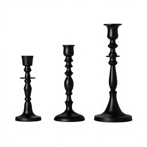 Exclusive Quality Metal Candle Holders Set <b>Marvelous</b> Design Candlestick Holder Lighting Ambience Available At Reasonable Price - Product Image 1