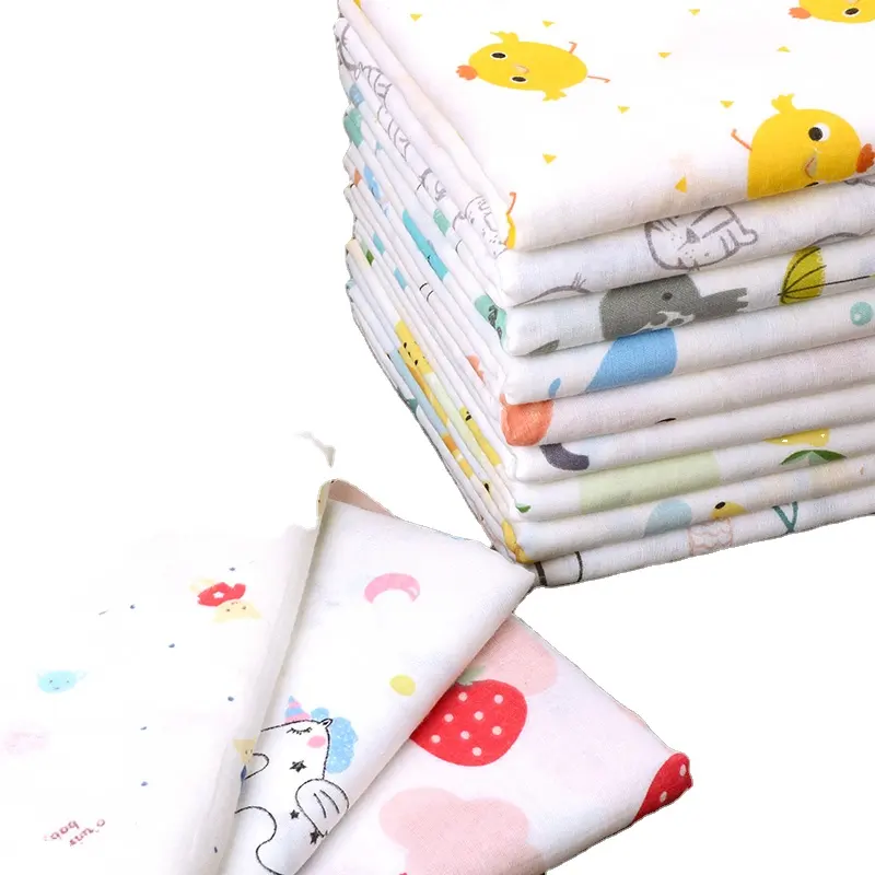 TPU laminado de pañal de tela de algodón de impresión Digital tela para bebé