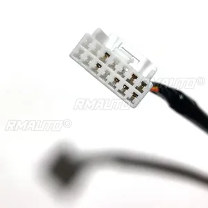 Para Honda Civic 2022-2023, conjunto de espejo retrovisor lateral del conductor con punto ciego, calefactable, eléctrico, 76208T20A21, 7 líneas, negro brillante - Product Image 6