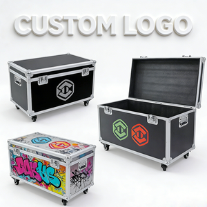 Fourniture d'usine de Ningbo équipement de dimension personnalisé étui de transport de protection en aluminium avec roues - Product Image 6