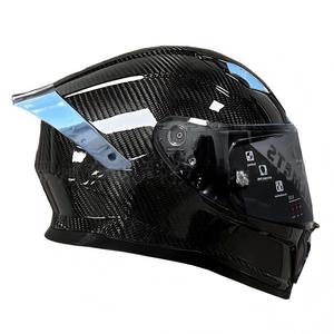 Casco de Motocicleta Integral de Fibra de Carbono, Certificado 3C, Ligero, Antivaho, Universal para las 4 Estaciones, Casco de Carreras - Product Image 5