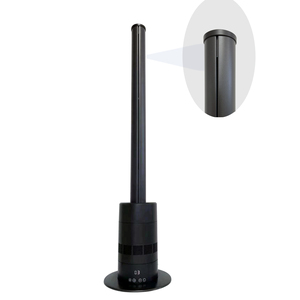 Thiết Kế Mới Tầng Không Cánh Quạt Bệ Điện Tháp Làm Mát Di Động Quạt Không Cánh Màu Đen - Product Image 1