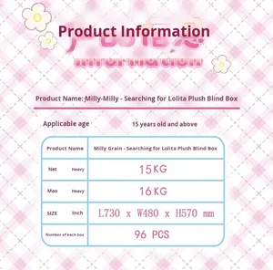 100% Genuino en Existencia, Nuevo, Serie Baby Three BB3 Milly Loli, Muñeca de Peluche, Serie de Colgantes, Caja Ciega, Caja Completa, Juguetes de Moda - Product Image 3