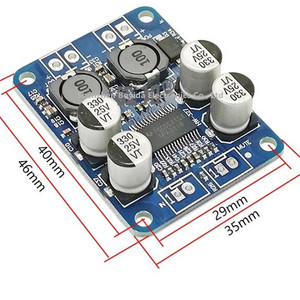 Carte d'<span class=keywords><strong>amplificateur</strong></span> de puissance numérique mono TPA3118 PBTL 1x60W, module audio de classe D pour téléviseur LED / haut-parleur DIY - Product Image 2