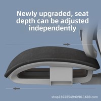 Chaise de jeu ergonomique en maille avec appui-tête 3D et soutien lombaire inclinable pour la maison, le bureau, le dortoir et l'étude