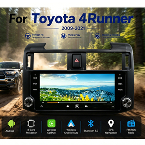 Manufacturer OEM Android <b>Car</b> Stereo 4+64G <b>Car</b> Player Wireless CarPlay GPS Navigation BT for 2009-2021 - Product Image 1