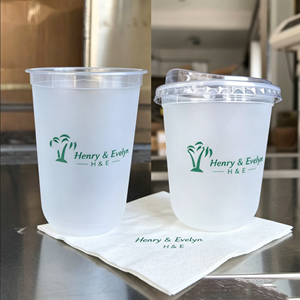 Gobelets en plastique transparents personnalisables avec logo, jetables, pour café, boba, mariage, vin – 6 oz, 12 oz, 16 oz, 20 oz, 24 oz – Vente en gros - Product Image 1