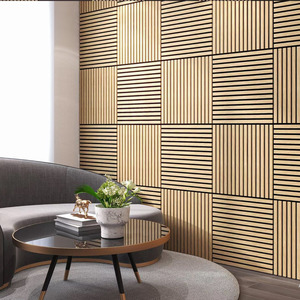 Bảng điều khiển âm thanh rạp hát tại nhà hiện đại với sợi polyester và MDF để chặn tiếng ồn và giải pháp thiết kế đồ họa khuếch tán âm thanh - Product Image 1