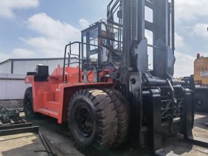 Chariot élévateur diesel d'occasion Mitsubishi FD350 de 35 tonnes, composants principaux du moteur de pompe de 15 à 25 tonnes, longueur de la fourche de 3254 mm, largeur de la fourche de 180 mm - Product Image 4