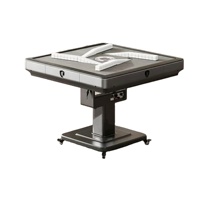 Nouvelle table de mahjong pliable Dericsson, table de mahjong automatique à roulettes