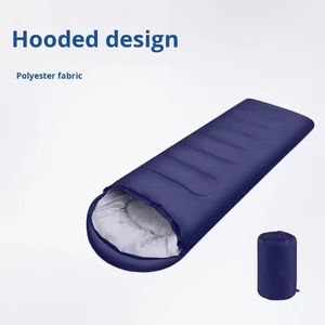 Saco de Dormir para Adultos, Grueso, Ligero, Compacto, Personalizable, de Poliéster y Algodón, para Acampar al Aire Libre, Tipo Sobre, Cálido - Product Image 2