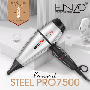Secador de Pelo Profesional <span class=keywords><strong>ENZO</strong></span> EN-3000 con Carcasa Metálica, 2 Velocidades, Ajuste de Temperatura, Motor de CA, Secado Rápido para Salón de Belleza y <span class=keywords><strong>Barber</strong></span>ía - Product Image 3