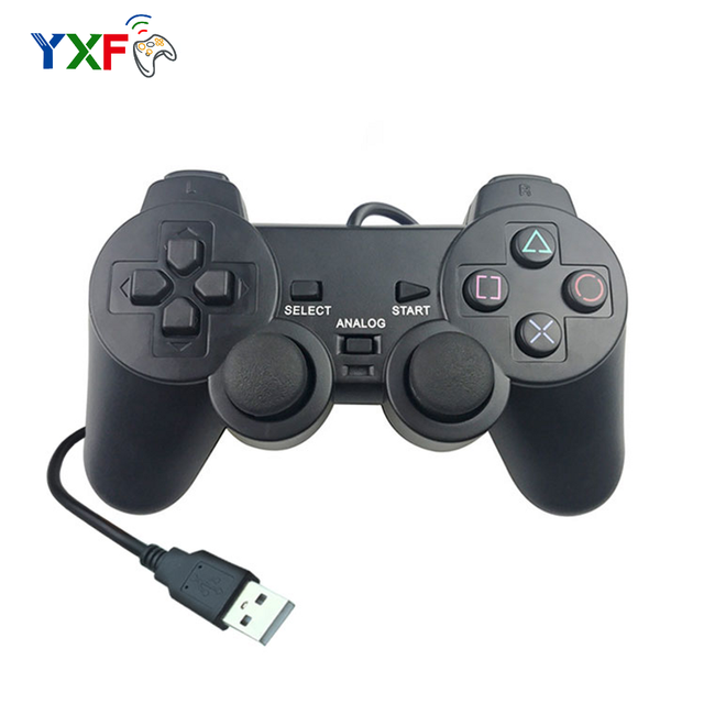 USB Controller Wired Gamepad for Sony PlayStation2 Ps2 Pad Replacement