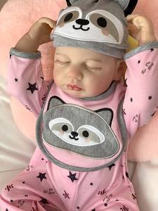 Muñecos Reborn Menina Platino Niño Afroamericano de 16 Pulgadas Sólido Encantador - Product Image 6