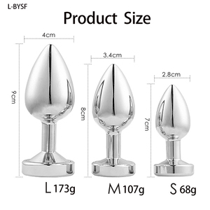 Tapón Anal <span class=keywords><strong>de</strong></span> Metal con Luz LED al por Mayor, con Luz <span class=keywords><strong>de</strong></span> Colores, Juguetes Sexuales, Productos Eróticos, Juguetes Sexuales <span class=keywords><strong>para</strong></span> Mujeres, Hombres y <span class=keywords><strong>Parejas</strong></span> - Product Image 2