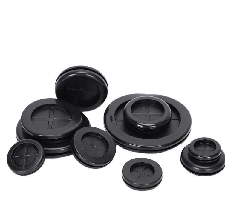 Su misura piccolo EPDM silicone impermeabile gomma elettrica Grommet per cavo