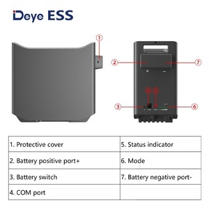 Deye WD-G12100 WD-1200 2KWH 12.<span class=keywords><strong>8V</strong></span> 100AH 200AH Deye ESS Solar Bateria Prismatische Lithium-Ionen-Batterien Lifepo4 12V Batterie pack - Product Image 3