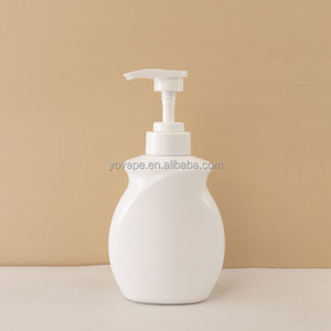 Европейский Уникальный дизайн распределяя body wash 300ml 10 oz 10 oz шампунь гель для душа для волос Белый лосьон насос спрей для пластиковых бутылок - Product Image 2