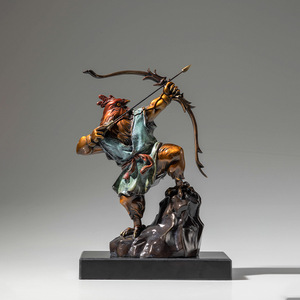 Adorno de Gallo Auspicioso de Cobre, Diseño Tradicional, Decoración para Sala de Estar, Regalo, de Copper Art Workshop - Product Image 1