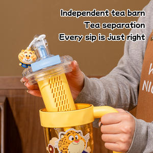 Botella de Agua Tritan de <span class=keywords><strong>Disney</strong></span> con Pajita, Asa, Tapa y Filtro para Té, Ideal para Regalar o como Obsequio para Niños - Product Image 6