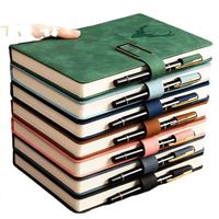 Carnet de notes personnalisé Zimi en cuir A5 avec stylo, reliure à chevalet, impression couleur Pantone – Cadeau d'affaires