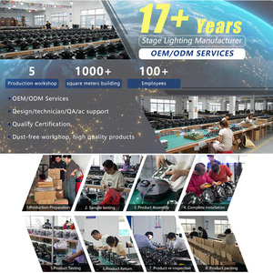 Đèn sân khấu mini <span class=keywords><strong>LED</strong></span> 120W trực tiếp từ nhà máy, 6 tay đèn di động, hiệu ứng <span class=keywords><strong>strobe</strong></span> RGBW, DMX512, dành cho OEM/ODM, đèn tiệc tùng - Product Image 6