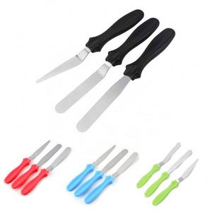 3-Piece Stainless Steel <b>Cake</b> Icing Spatula Set Top Seller Home Baking Tools-Food Shovel Butter Cream Knife Metal PC - Product Image 5