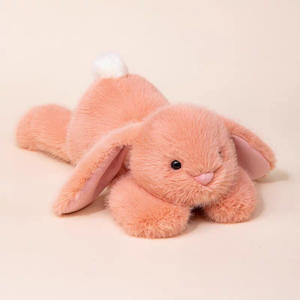 ของเล่นตุ๊กตากระต่ายสำหรับหมอบ, ตุ๊กตากระต่ายน่ารักสำหรับเด็ก, เป็นของขวัญที่ให้ความสบายและเป็นมิตร - Product Image 6