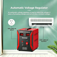 Stabilisateur de tension numérique domestique automatique monophasé à large plage d'entrée AVR pour protéger climatiseur, téléviseur, réfrigérateur pour l'Afrique