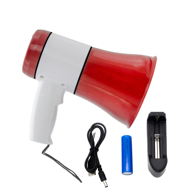 Mini Rechargeable 50w Handy Handled Portable Hand Plastic 619u 25w 30 Watt Handheld 35w Watts Megaphone With Siren