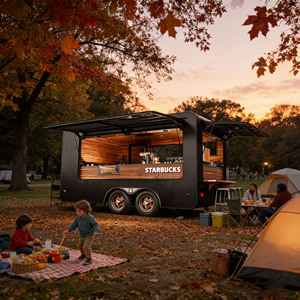 Mobile Multi-functional Food Cart with Customizable Kitchen for Crepes <b>Waffles</b> Pizzas Hot Dogs and Iced Coffee for Sale - Product Image 1