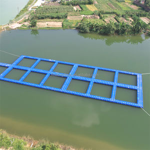 Bateau de pêche flottant, aquaculture, élevage de poissons pour tilapia, filet de poisson au large, cages à poissons - Product Image 4