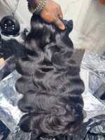Lot de Cheveux Humains Vierges Bruts Bouclés Indiens Birmans Naturels, Provenant d'un Donneur Unique, Cheveux Vierges Cambodgiens à Cuticules Alignées, 100% Bruts et Non Traités