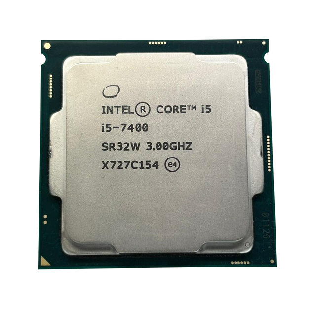 High Speed 7th Generation Intel Core I5 Processors I5 7400 CPU 4 Total Cores 4 Total Threads