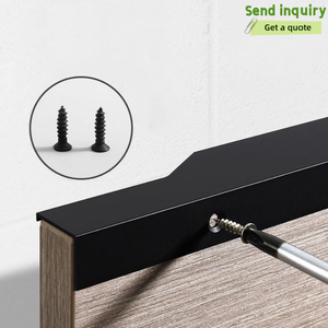 Poignées dissimulées en aluminium minimalistes modernes, multicolores, à montage arrière pour tiroirs, armoires et meubles - Product Image 3